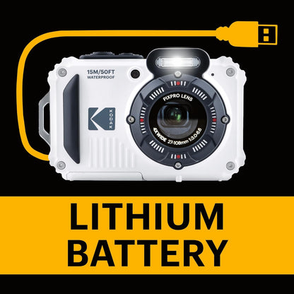 Kodak PIXPRO WPZ2 Digital Waterproof Camera Full HD 1080p 30fps Panoramic Mode