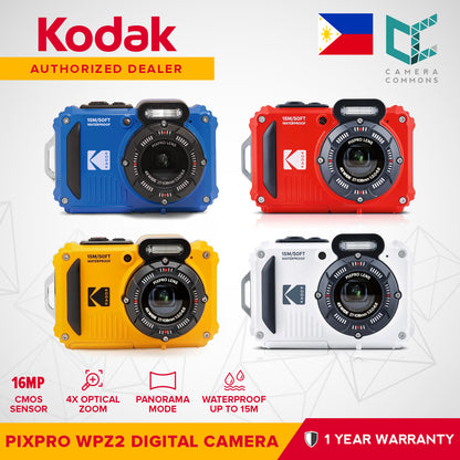 Kodak PIXPRO WPZ2 Digital Waterproof Camera Full HD 1080p 30fps Panoramic Mode