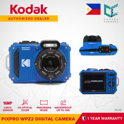 Kodak PIXPRO WPZ2 Digital Waterproof Camera Full HD 1080p 30fps Panoramic Mode