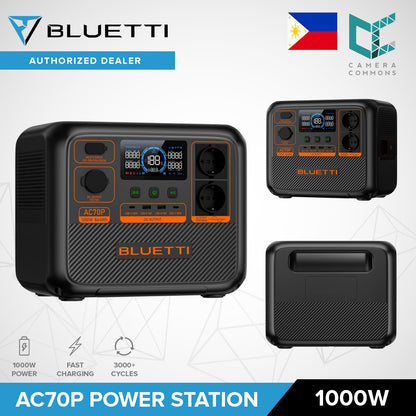 BLUETTI AC2P 300W / AC50P 700W / AC70P 1000W Portable Power Station Travel Outdoor Generator