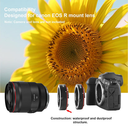 Meike MK-RF-AF1 13mm and 18mm Automatic Macro Extension Tubes for Canon RF Camera Accessories