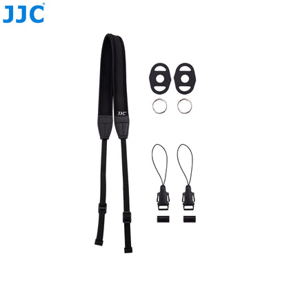 JJC NS-M1BKII Professional Neck Strap Adjustable Neoprene for DSLR Mirrorless Camera Accessories