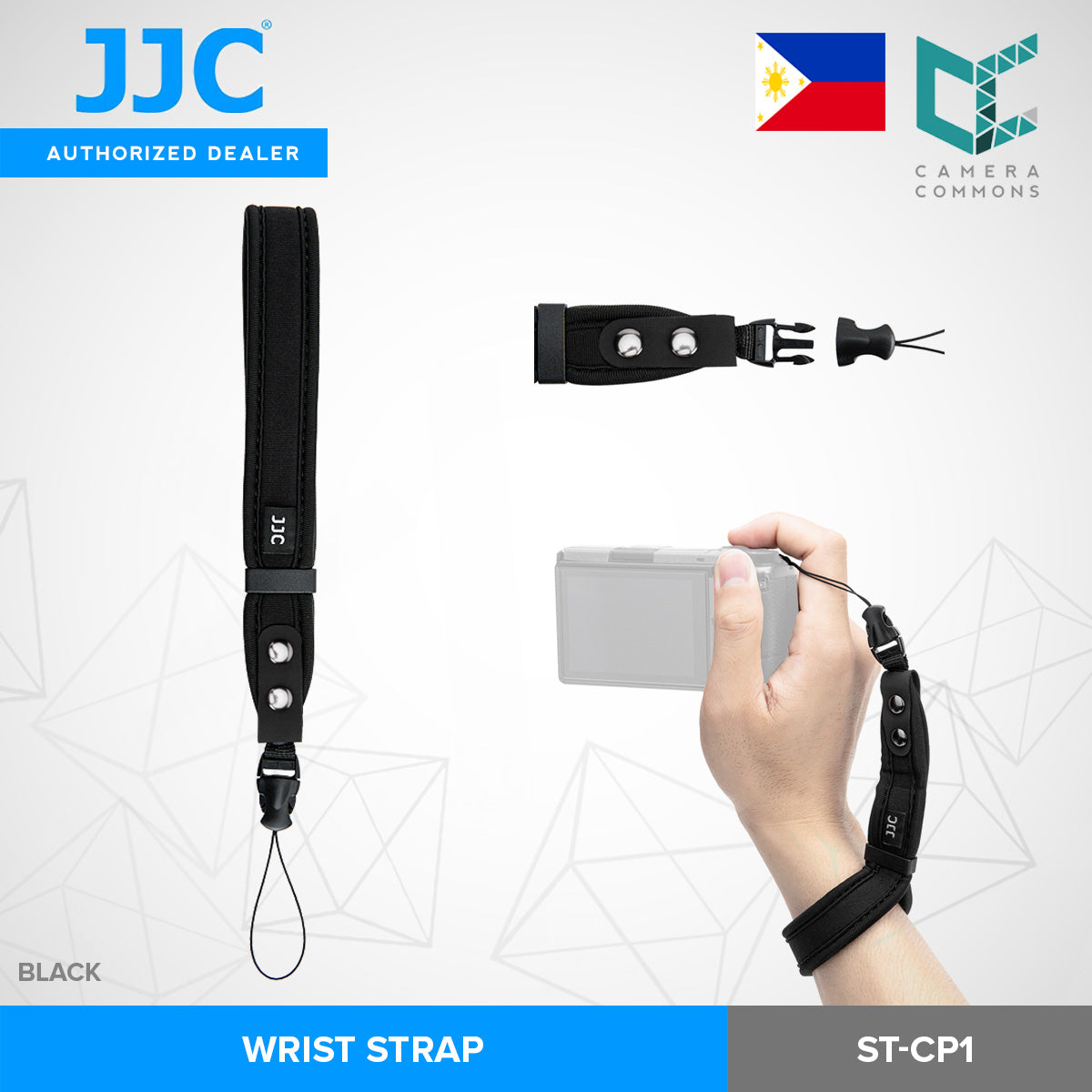 JJC ST-CP1 Wrist Strap for Compact Mirrorless and Digital Camera Accessories