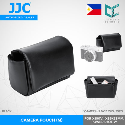 JJC Medium Camera Pouch X100VI / XE5 / Powershot V1 Compact Digital Mirrorless Cameras Accessories