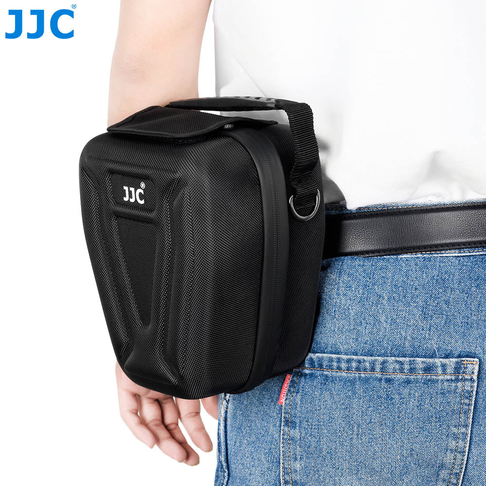 JJC HSCC-1 Hard-Shell Camera Case with Strap for Mirrorless or Compact DSLR Cameras Bag Accessories