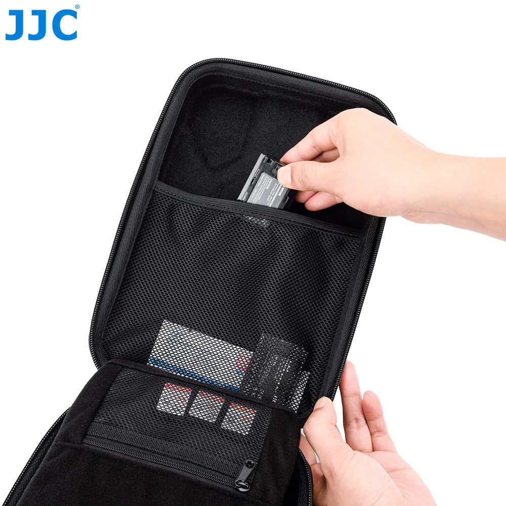 JJC HSCC-2 Hard-Shell Camera Case with Strap for Mirrorless or DSLR Cameras Bag Accessories