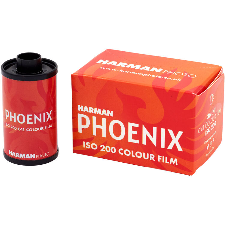 ILFORD Harman Phoenix 200 ISO Color Negative Film 36 Exposures C-41 Print Process