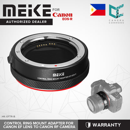MEIKE Control Ring Mount Adapter for Canon EF Lens to Canon RF-Mount Cameras Accessories MK-EFTR-B