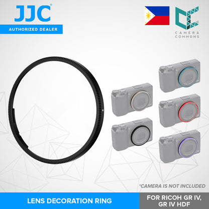 JJC RN-GR4 Lens Decoration Ring for Ricoh GR IV / GR IV HDF Camera Lens Accessories