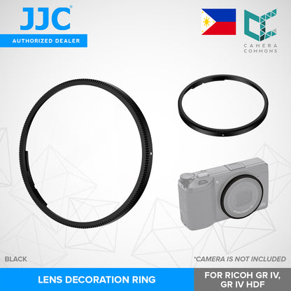 JJC RN-GR4 Lens Decoration Ring for Ricoh GR IV / GR IV HDF Camera Lens Accessories