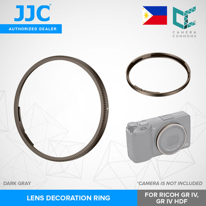 JJC RN-GR4 Lens Decoration Ring for Ricoh GR IV / GR IV HDF Camera Lens Accessories