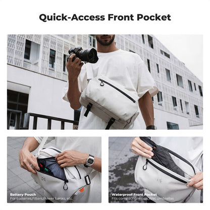K&F Concept Urban Wander 14 Camera Sling Bag 10L Black / Off-White KF13.213