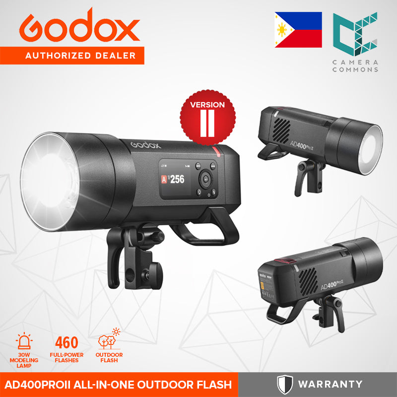 Godox AD400Pro / AD400ProII 400ws TTL Battery-Powered Outdoor Studio Flash Monolight 30w LED