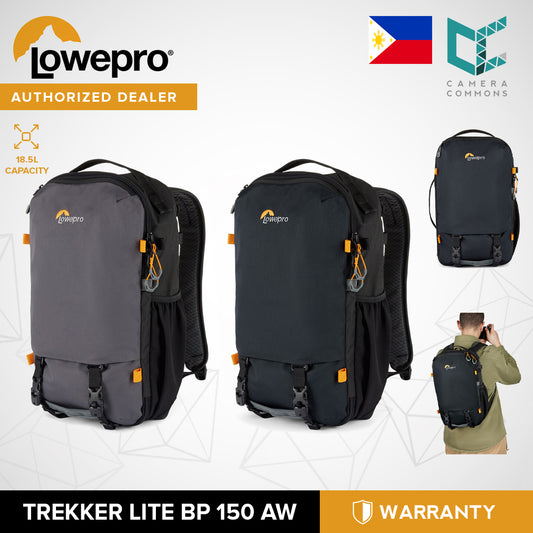 Lowepro Trekker Lite BP 150 AW Camera Backpack with Side Access 18.5L (Black/Gray) Photo Accessories