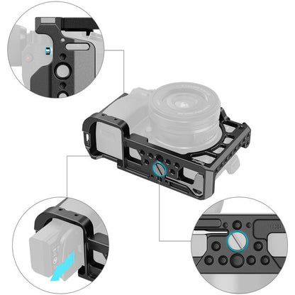 SmallRig Cage for Sony a6500/a6400/a6300/a6100 Mirrorless Camera Case Accessories Aluminum