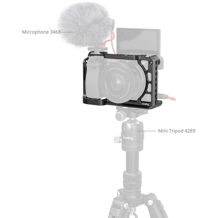 SmallRig Cage for Sony a6500/a6400/a6300/a6100 Mirrorless Camera Case Accessories Aluminum