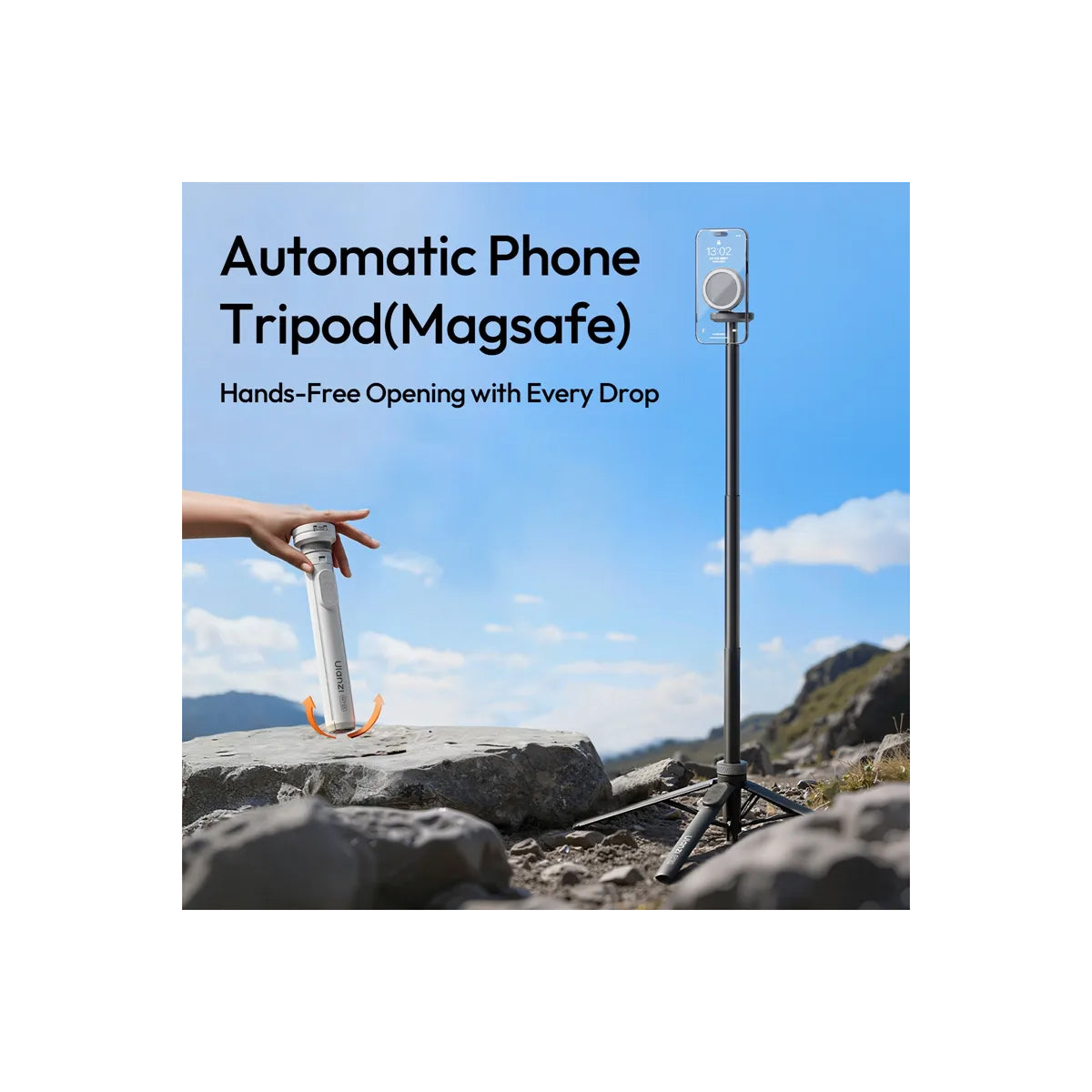 Ulanzi MT85 Automatic Pop-Up Smartphone Tripod for Mini Compact Cameras (Magsafe)