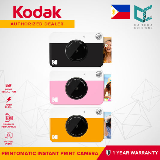 Kodak PRINTOMATIC Digital and Instant Camera Full-Color Print 5MP 2x3"