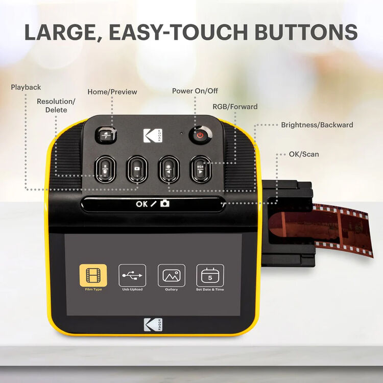 Kodak Slide-N-Scan Film and Slide Scanner for 110mm 126mm 135mm Films Camera Accessories