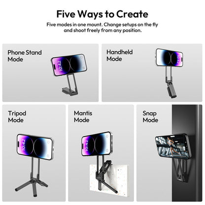 Ulanzi MA38 MagLock Mobile Phone Photography Stand MagSafe Mount 180° Rotatable Aluminum Alloy