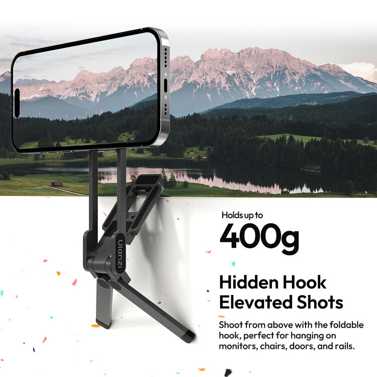 Ulanzi MA38 MagLock Mobile Phone Photography Stand MagSafe Mount 180° Rotatable Aluminum Alloy