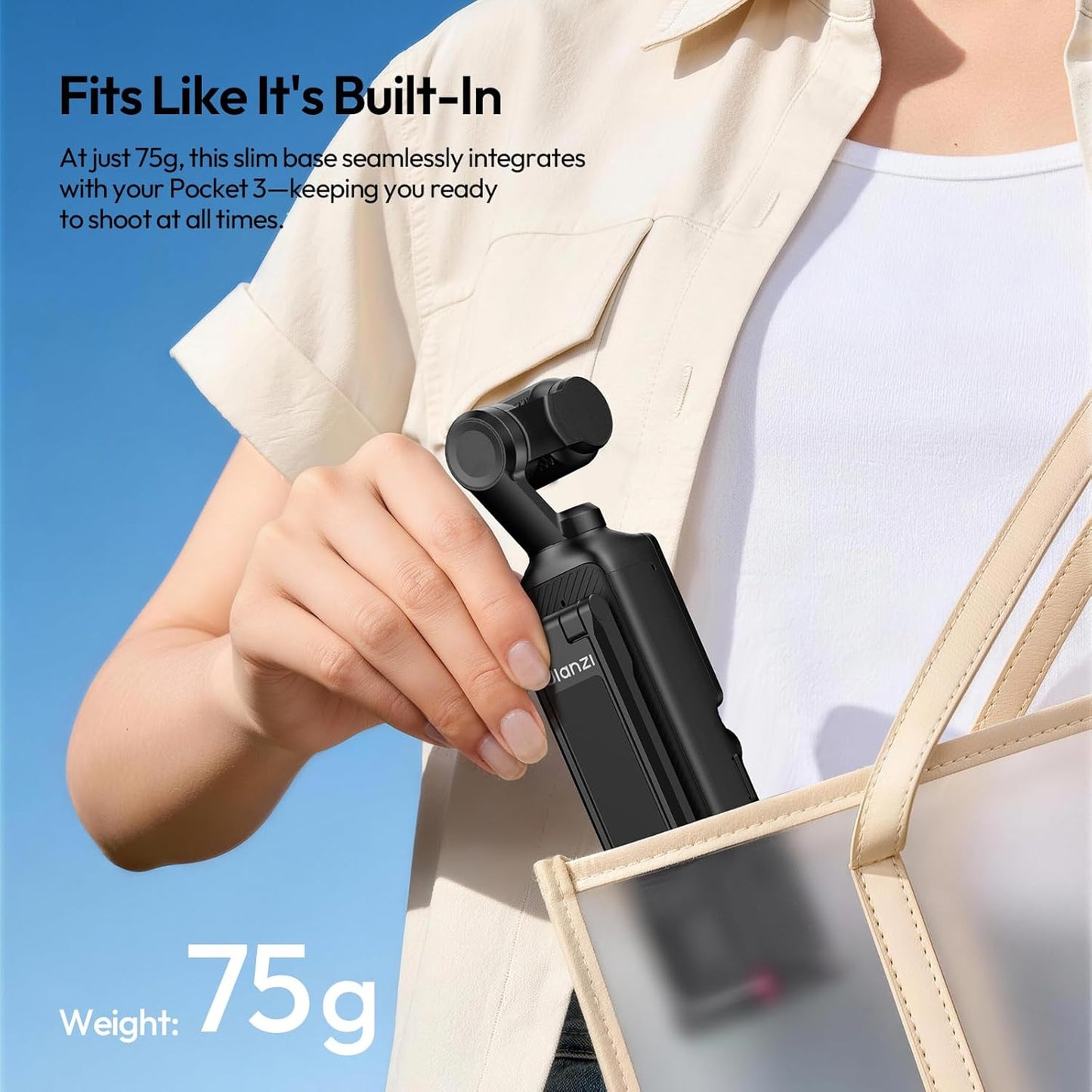 Ulanzi MA66 Magnetic Quick Release Mini Camera Tripod for DJI OSMO Pocket 3