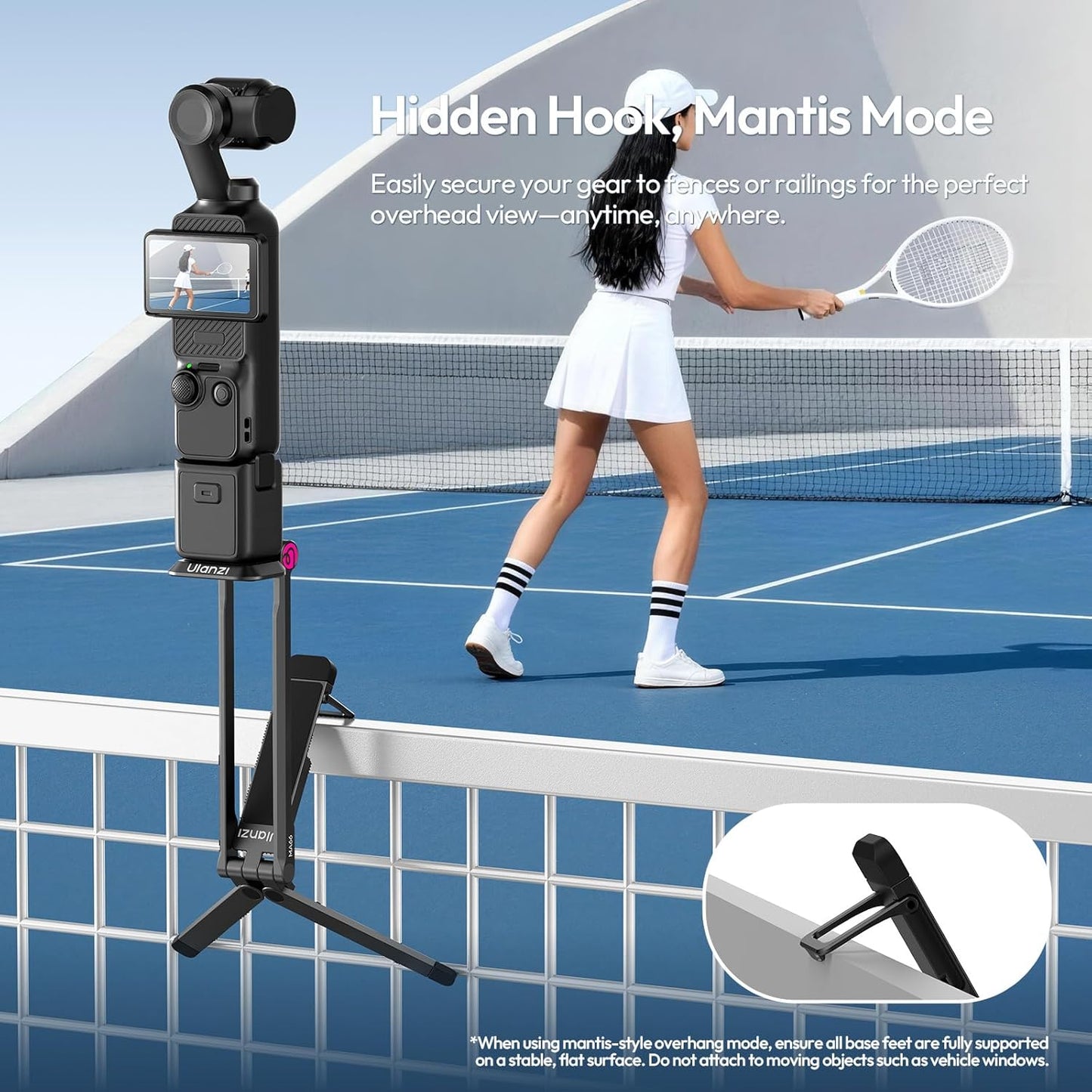Ulanzi MA66 Magnetic Quick Release Mini Camera Tripod for DJI OSMO Pocket 3