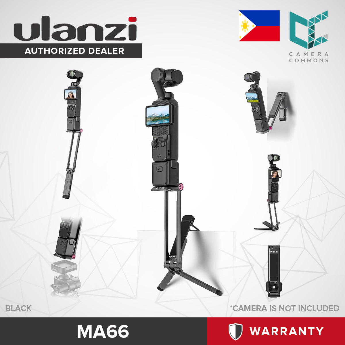 Ulanzi MA66 Magnetic Quick Release Mini Camera Tripod for DJI OSMO Pocket 3