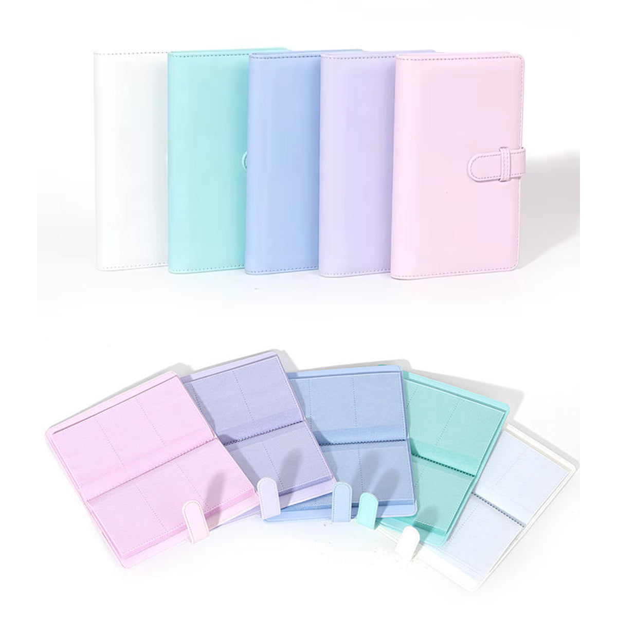 Photo Album 108 Sheets Pockets Slots Plain Minimalist Colors for Fujifilm Instax Mini Films