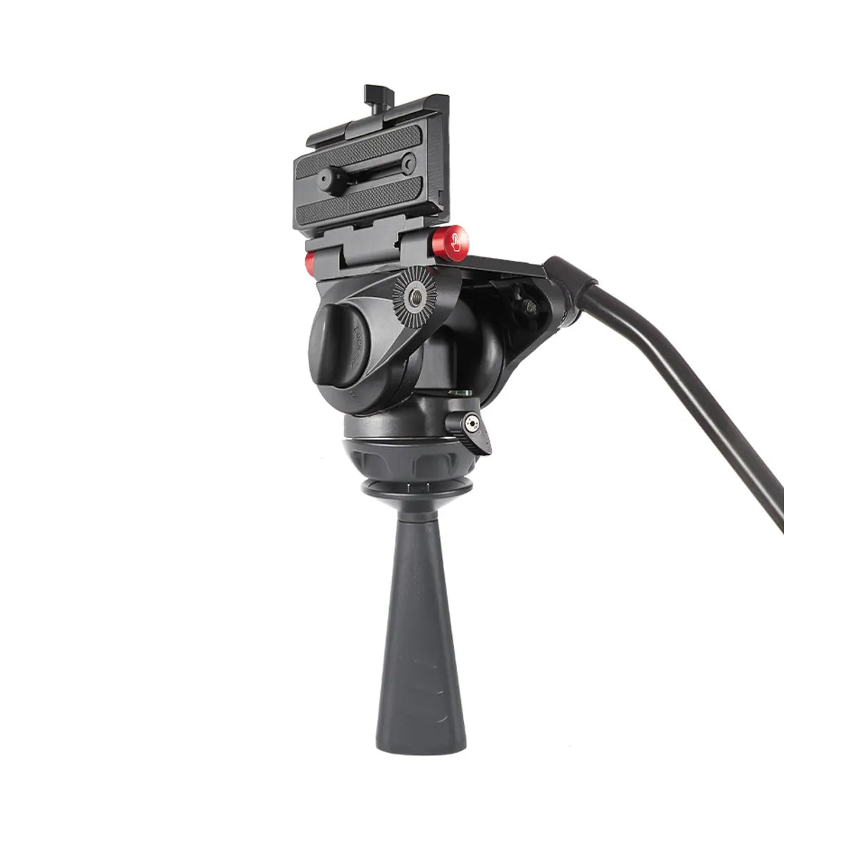 Miliboo MTT608A Short Kit Professional Aluminum Alloy Video Tripod with Fluid Head and Mid Spreader