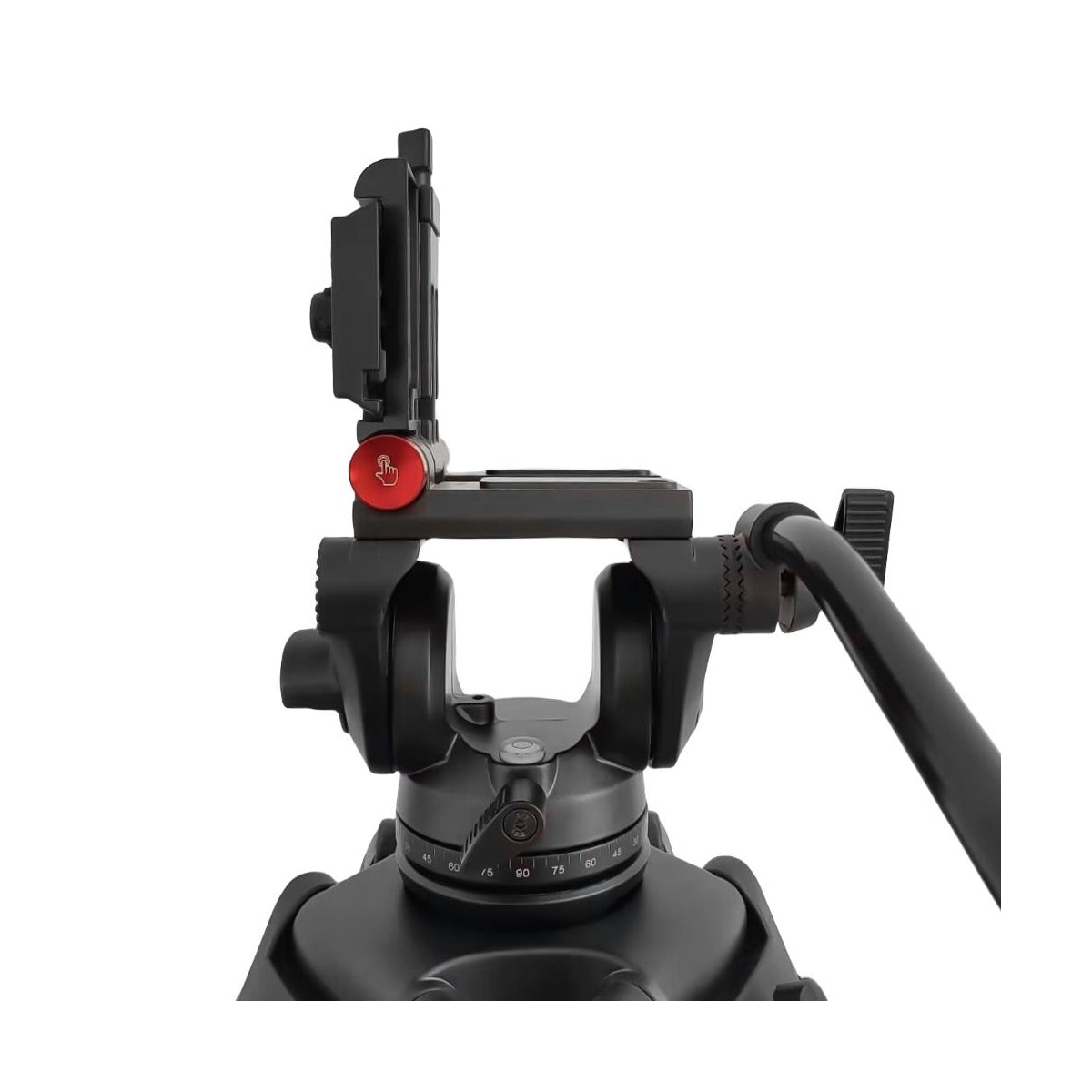 Miliboo MTT608A Short Kit Professional Aluminum Alloy Video Tripod with Fluid Head and Mid Spreader