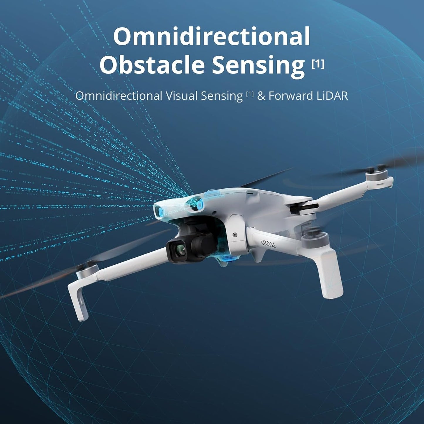 DJI Lito X1 4K Premium Camera Drone for Beginners 1/1.3" Sensor With Smooth ActiveTrack