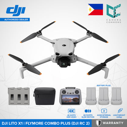 DJI Lito X1 4K Premium Camera Drone for Beginners 1/1.3" Sensor With Smooth ActiveTrack