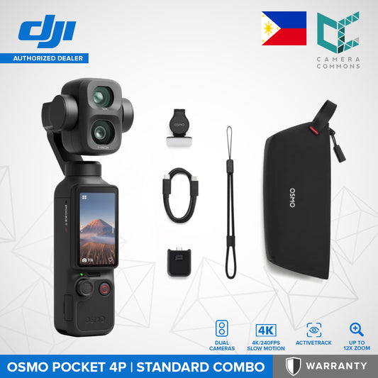 DJI Osmo Pocket 4P 4K Gimbal Camera 240fps Slow Motion Rotating OLED Touchscreen Vlog Dual Cam