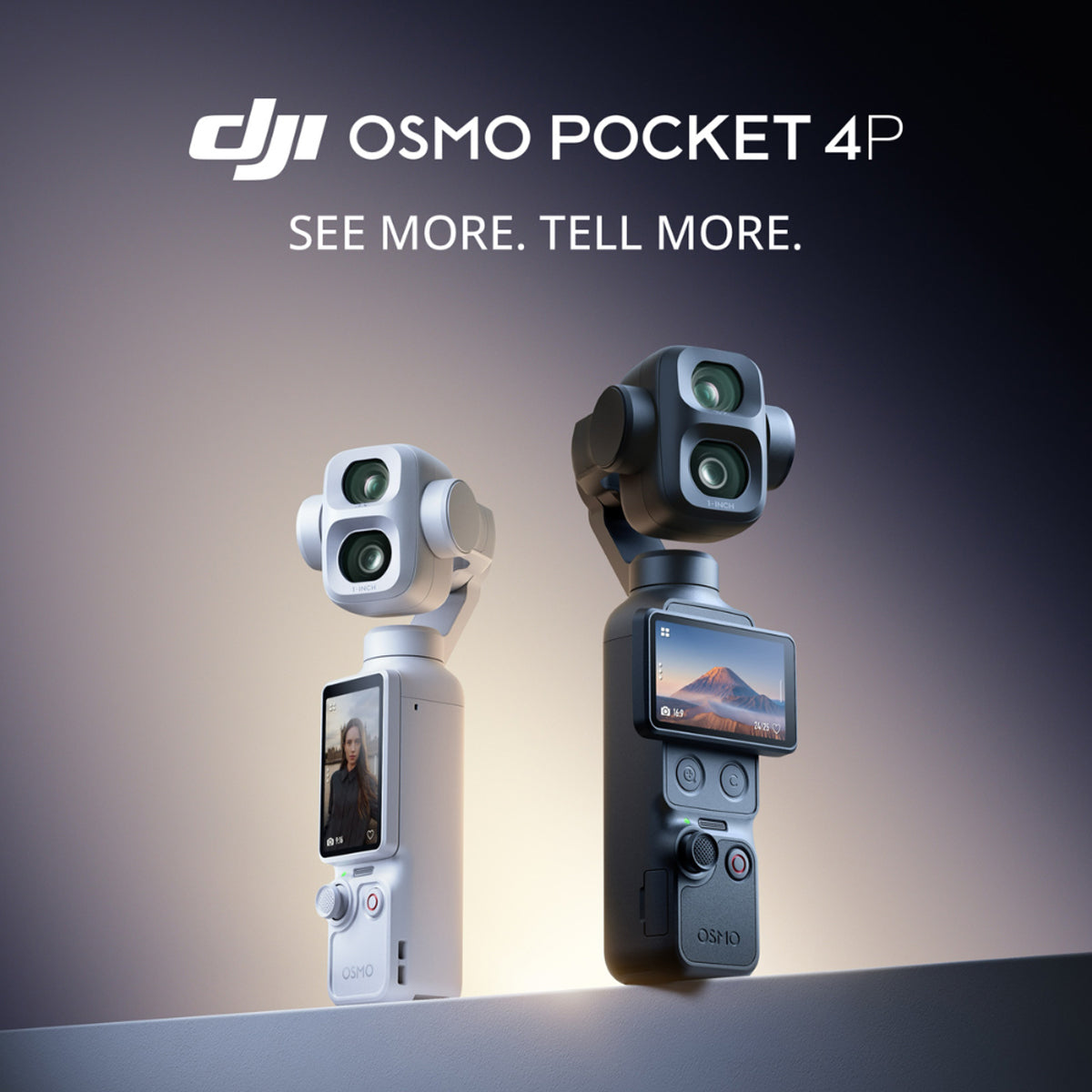 DJI Osmo Pocket 4P 4K Gimbal Camera 240fps Slow Motion Rotating OLED Touchscreen Vlog Dual Cam