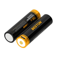 Beston 1pc 3.7V 18650 18700 USB Rechargeable Lithium-Ion Battery 3500mAh 13000mWh