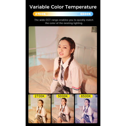NICEFOTO COB LED Video Light Bi-Color 200w / 300w / 600w 2700-6500K Studio Lighting