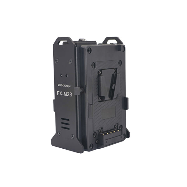 FX Lion FX-M2S Mini 2-Channel V-Mount Battery Charger