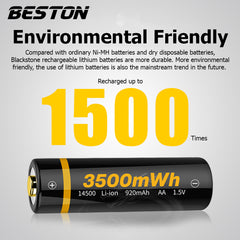 Beston AA 3500mWh 1.5V NiMH USB Micro Battery