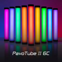 Nanlite PavoTube II 6C 10inch 6w RGBWW LED Tube with Internal Battery