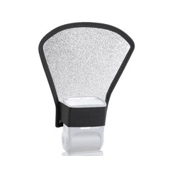 Flash Reflector White/Silver for Photography Speedlite