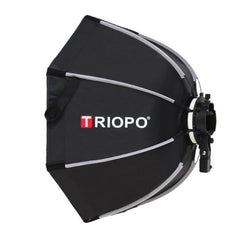 Triopo KX65 65cm Speedlite Octagon Umbrella Softbox Outdoor Flash Soft Box for Godox V1 Speedlite Softbox