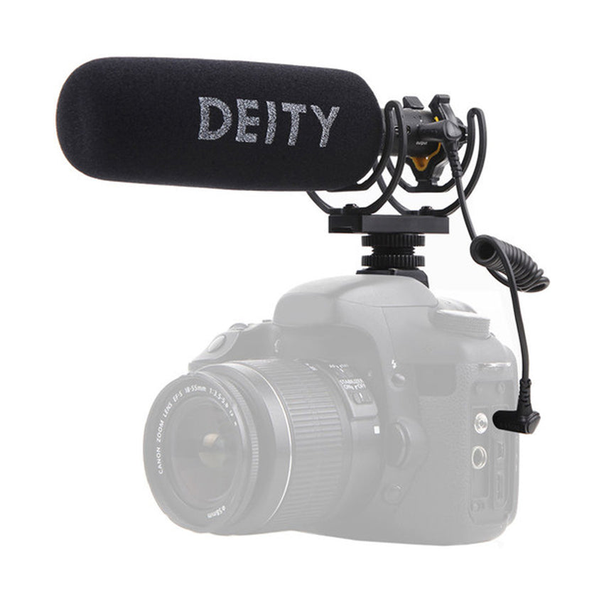Deity Microphones V-Mic D3 Super-Cardioid Directional Shotgun Microphone with Rycote Shockmount and PERGEAR Cloth for DSLRs, Camcorders, Smartphones, Tablets, Handy Recorders, Laptop and Bodypack Transmitters