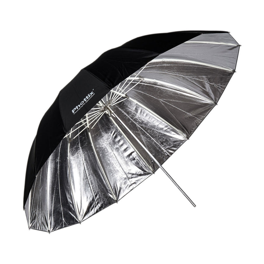Phottix Para Pro Parabolic Reflective Umbrella 152cm / 60 Inches - Silver and Black (85344 , PH85344)