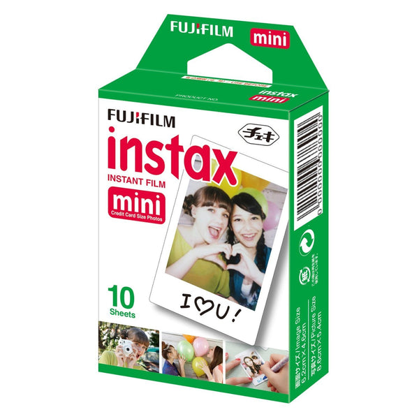 FUJIFILM Instax Mini Glossy Plain Instant Film (10 Sheets)