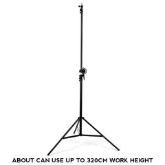 154" 390cm 2in1 Light Stand,Boom Arm,Rotatable Aluminum Adjustable Tripod Boom Light Stand with Sandbag for Studio Photography
