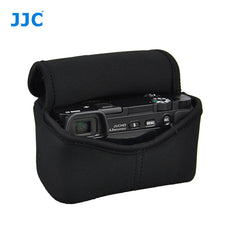 JJC OC-S1Bk Mirrorles Neoprene Camera Pouch For Compact Cameras A6500 A6000 A6300 Fujifilm Canon Olympus
