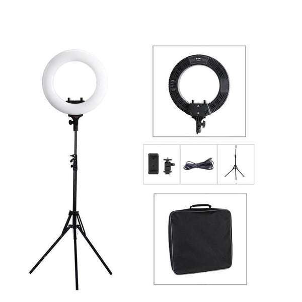 14inches R40B AC LED Ring Light with Stand Kit / Beauty Photography Lighting 14inch
