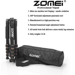 ZOMEi Z669 SLR Camera Tripod with Ball Head and Carrying Case