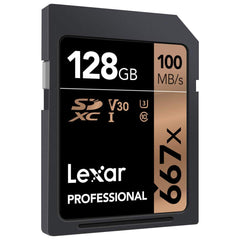 Lexar Professional High-Performance 667X SDXC UHS-I/U3 Card (128gb)